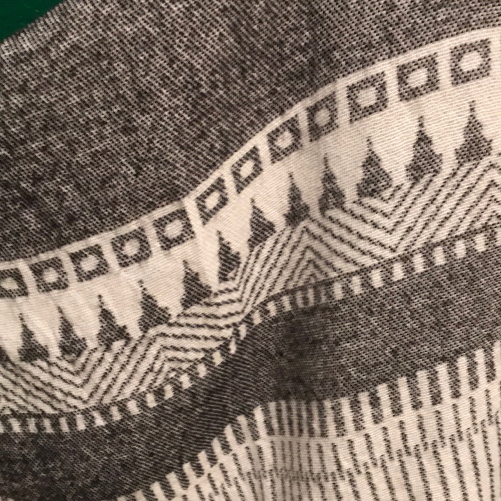 Reversible Tribal Print Poncho - Picture 5 of 5